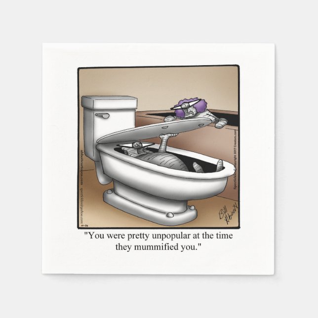 Guardanapo De Papel Dia de as Bruxas engraçado Party Napkins (Frente)