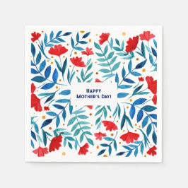 Guardanapo De Papel Dia de as mães de Jardim Mágico