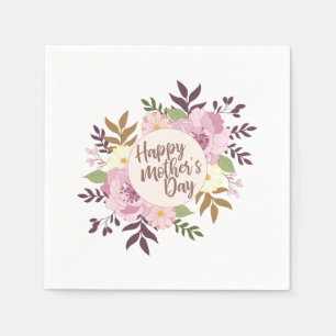 Guardanapo De Papel Dia de as mães Elegante - Terra Floral Nápoles