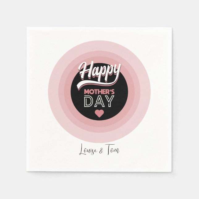 Guardanapo De Papel Dia de as mães Feliz (Frente)