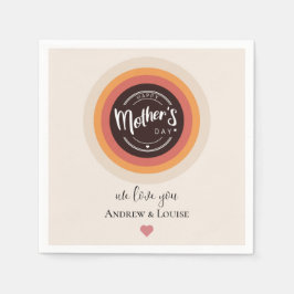 Guardanapo De Papel Dia de as mães Feliz