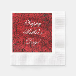 Guardanapo De Papel Dia de as mães Feliz de Texto Personalizado do Ro