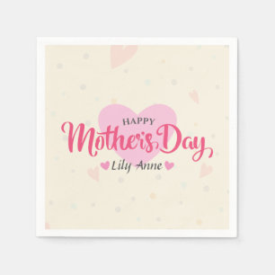Guardanapo De Papel Dia de as mães Personalizado Nápoles