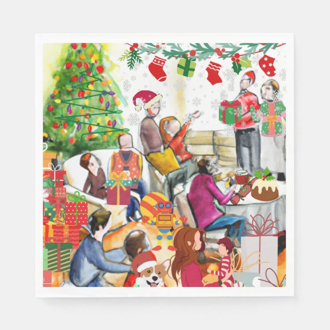 Guardanapo De Papel Dia de Natal (Frente)