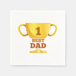 Guardanapo De Papel Dia de os pais feliz do melhor Pai | Nápoles