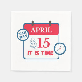 Guardanapo De Papel Dia do imposto