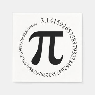 Guardanapo De Papel Dia do Pi (π)