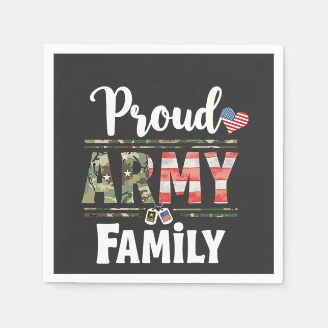 Guardanapo De Papel Dia Patriótico Veterano Patriótico Americano da Fa (Frente)