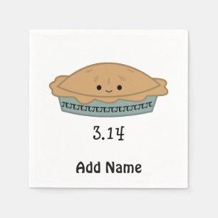 Guardanapo De Papel Dia Pi Fofo 3.14