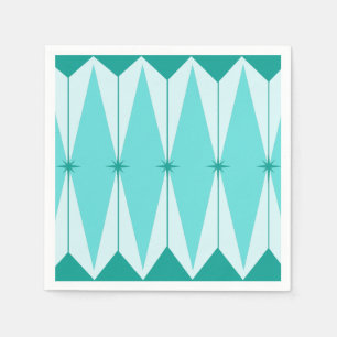 Guardanapo De Papel Diamantes Geométricos e Papel de Estrelas Napkins