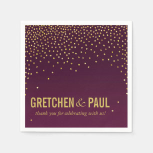 Guardanapo De Papel Diamantes no Sky Cocktail Party beringela