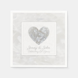 Guardanapo De Papel Diamond 60º aniversário de casamento