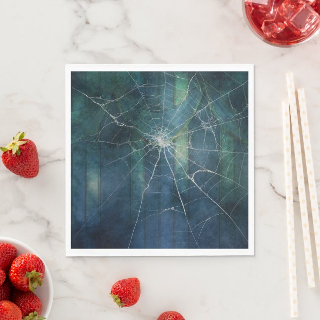 Guardanapo De Papel Dificuldade na Web de prata gótica (Insitu)