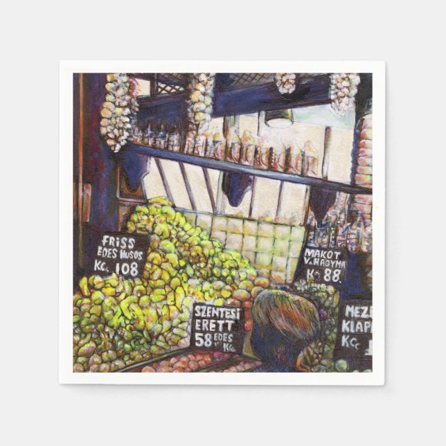 Guardanapo De Papel Dimensões da curiosidade (Frente)