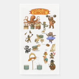 Guardanapo De Papel Dingaling Bros Circus acts