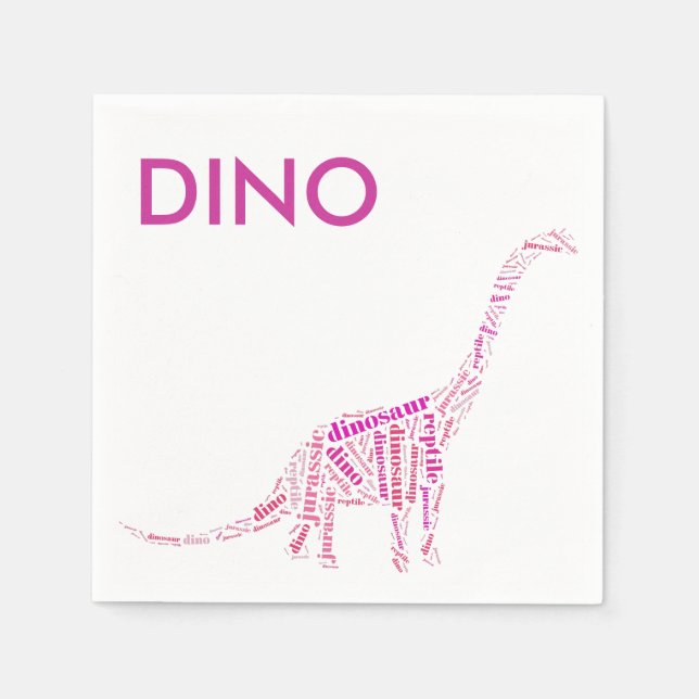 Guardanapo De Papel Dinossauro (Frente)