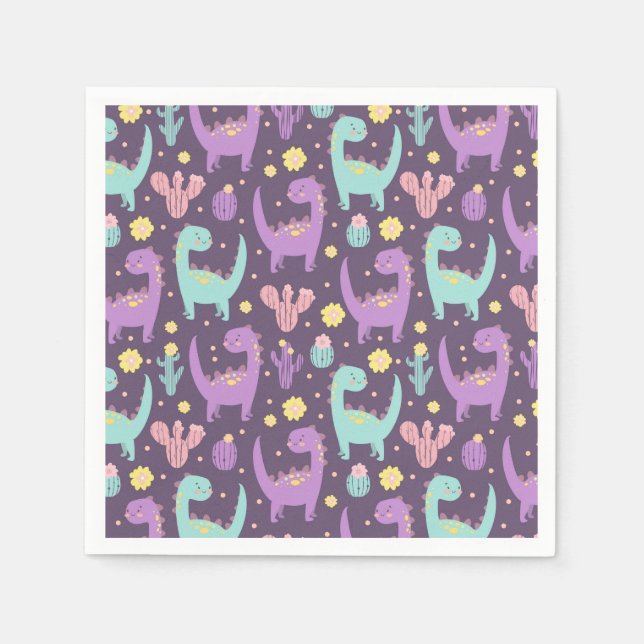 Guardanapo De Papel Dinossauro (Frente)