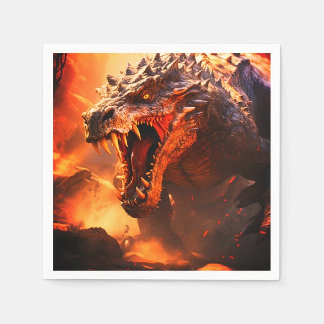 Guardanapo De Papel Dinossauro (Frente)