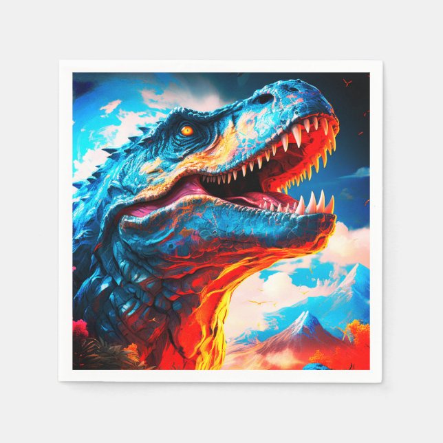 Guardanapo De Papel Dinossauro (Frente)