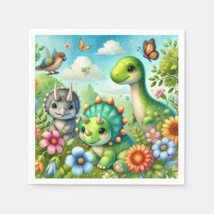 Guardanapo De Papel Dinossauro bonito