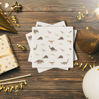 Guardanapo De Papel Dinossauro Moderno Napkins