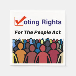 Guardanapo De Papel Direitos De Voto Para A Lei Pessoas