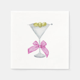 Guardanapo De Papel Dirty Martini Cocktail Napkins