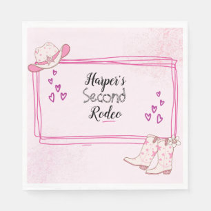 Guardanapo De Papel Disco Cowgirl Paper Napkin