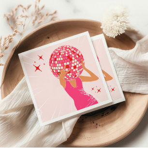 Guardanapo De Papel Disco Head Girl