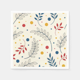 Guardanapo De Papel Diseño floral