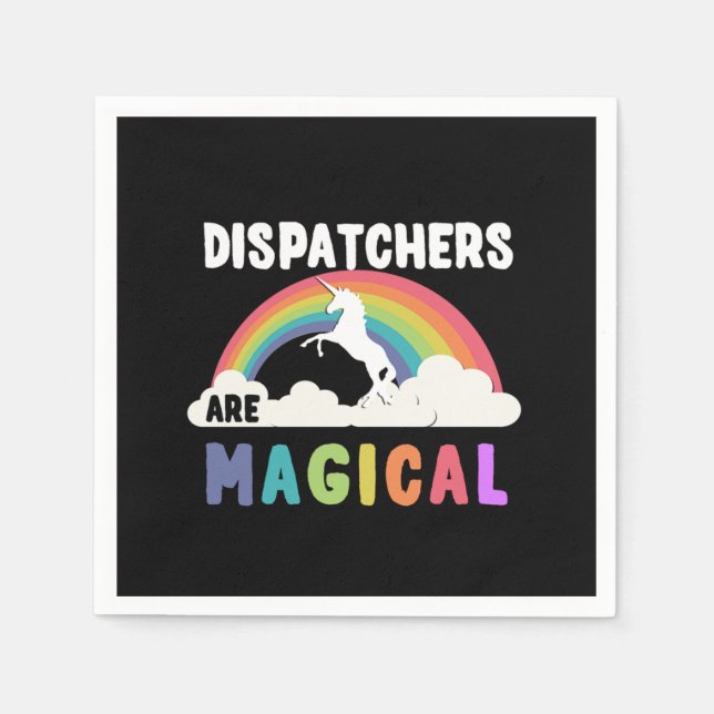 Guardanapo De Papel Dispatchers Are Magical (Frente)