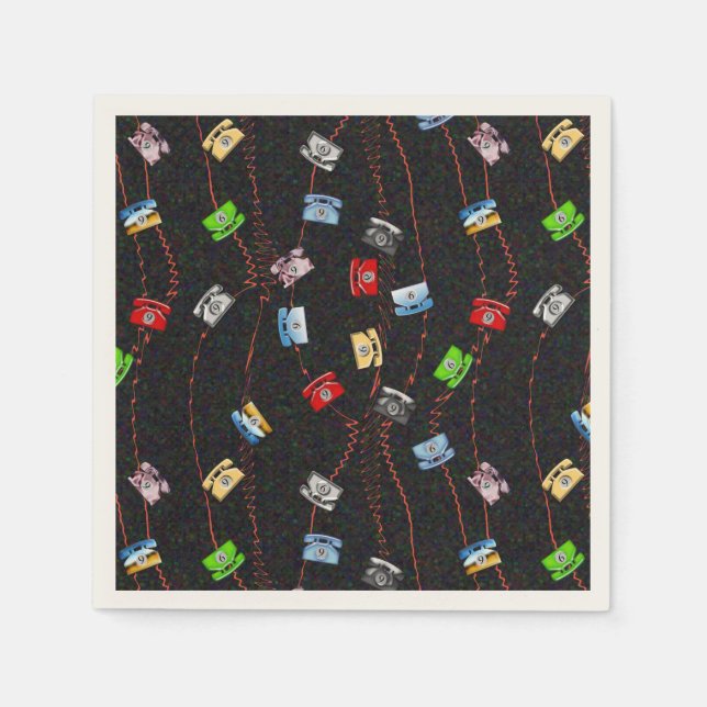 Guardanapo De Papel Disque 9 para uma linha externa. (Frente)