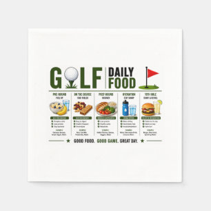 Guardanapo De Papel Dito engraçado de golfe para golfista