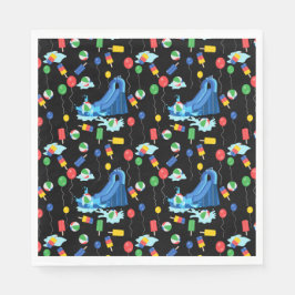 Guardanapo De Papel Diversão De Meninos De Vidro De Verão