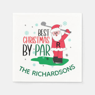 Guardanapo De Papel Diversão dos melhores Papais noeis de Natal Golf d