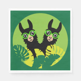 Guardanapo De Papel Diversão Llama Alpaca Casa E Vida