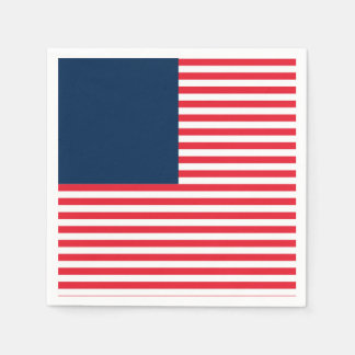 Guardanapo De Papel Diversão Vermelho Branco e Azul Celebração Patriót