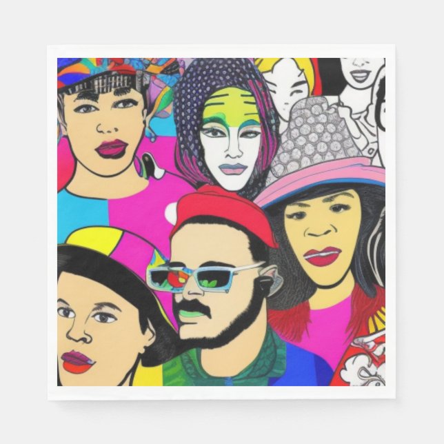 Guardanapo De Papel Diversidade é Diversão (Frente)