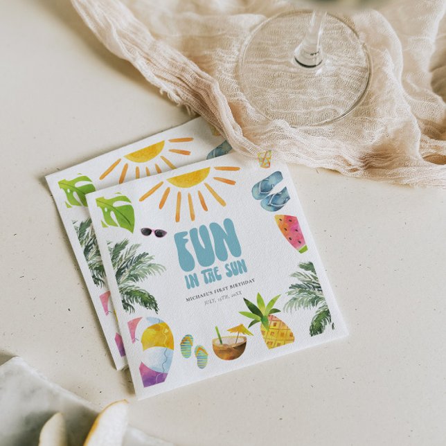 Guardanapo De Papel Divertido no Sol (Criador carregado)