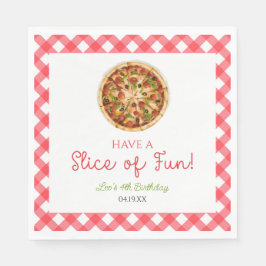 Guardanapo De Papel Divirta-Se! Festa de aniversário de pizza