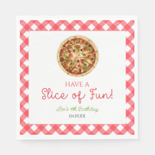 Guardanapo De Papel Divirta-Se! Festa de aniversário de pizza