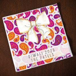 Guardanapo De Papel Diwali Paisley White Arco Napkin