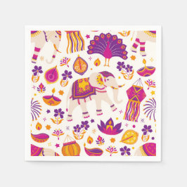 Guardanapo De Papel Diwali Paper Napkin