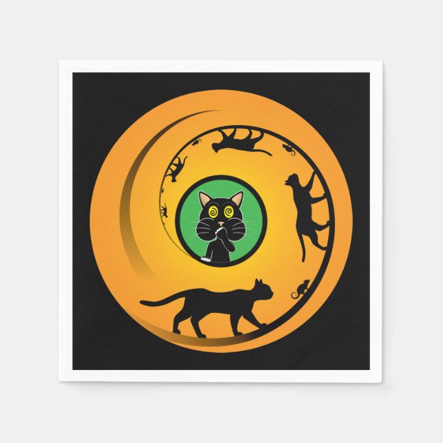 Guardanapo De Papel Dizzy Wheel (Frente)