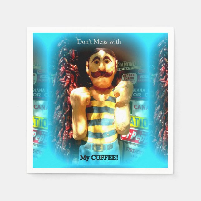 guardanapo de papel do amante do café (Frente)