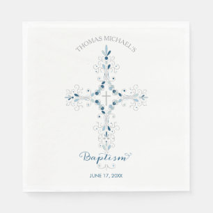 Guardanapo de papel do baptismo - design feito sob