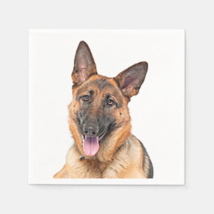 Guardanapo de papel do design do "german shepherd"