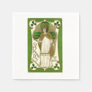 Guardanapo de papel do dia de St Patrick