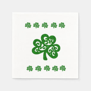 Guardanapo de papel do dia de St Patrick