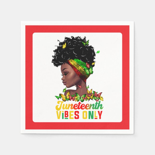 Guardanapo de papel do Juneteenth (Frente)